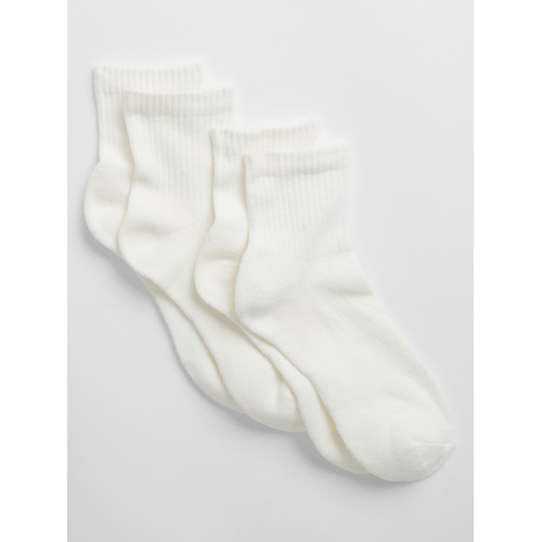 갭 Studio Quarter Crew Socks (2-Pack)