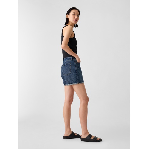 갭 5.5 High Rise Vintage Midi Shorts