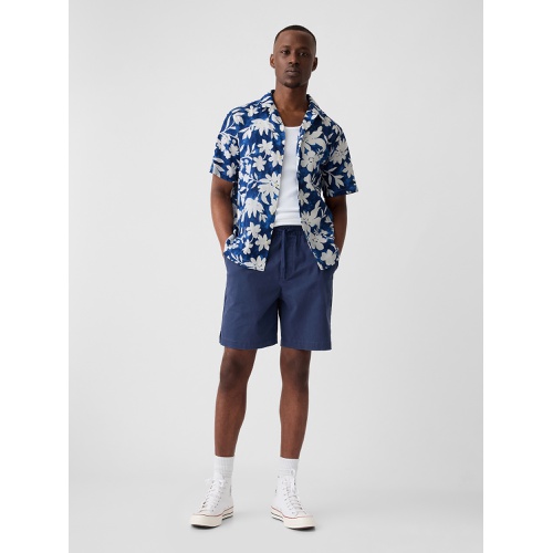 갭 Linen-Blend Vacay Shirt in Standard Fit