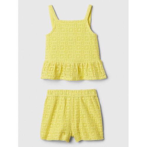 갭 babyGap Lace Two-Piece Outfit Set
