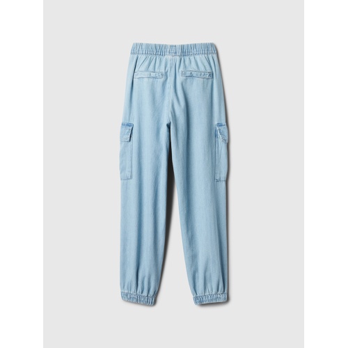 갭 Kids Denim Parachute Cargo Pull-On Pants