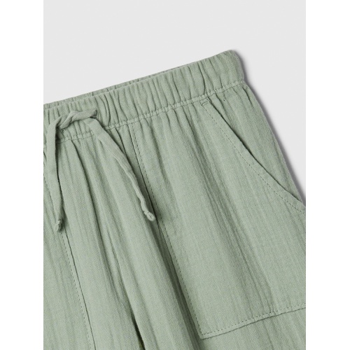 갭 Kids Gauze Wide-Leg Pull-On Pants