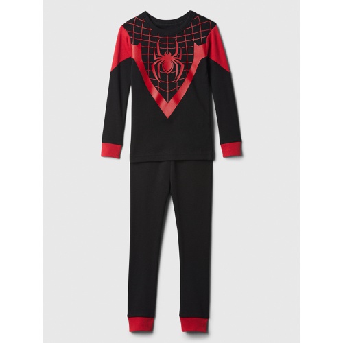 갭 babyGap | Marvel Spider-Man Miles Morales 100% Organic Cotton PJ Set