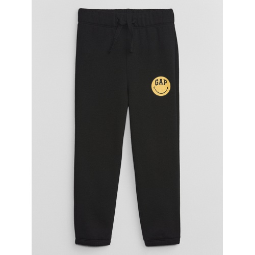 갭 babyGap | SmileyWorld® Logo Pull-On Joggers