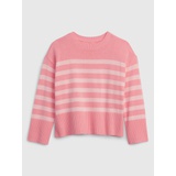 Kids 24/7 Stripe Crewneck Sweater