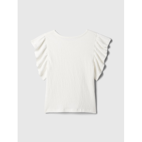 갭 Kids ForeverSoft Flutter Sleeve Top