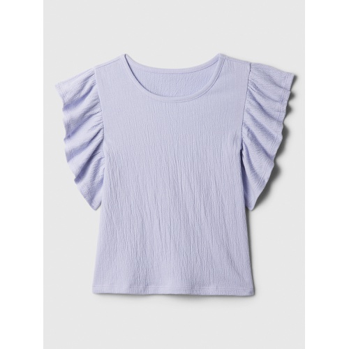 갭 Kids ForeverSoft Flutter Sleeve Top