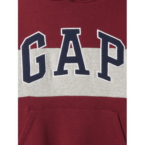 갭 Kids Relaxed Gap Logo Colorblock Hoodie