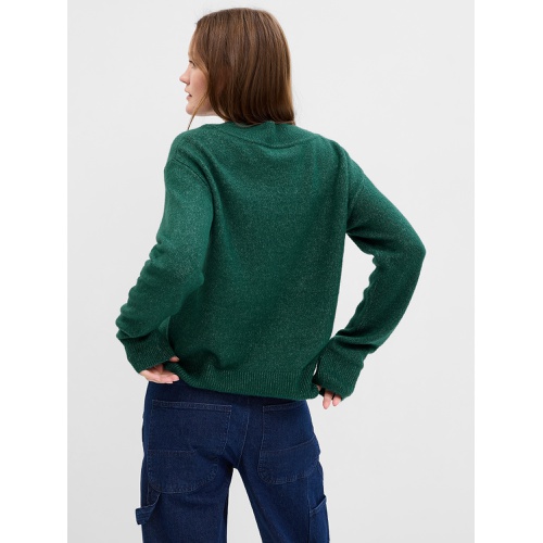 갭 Relaxed Forever Cozy V-Neck Sweater