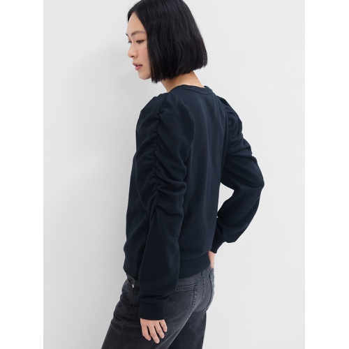 갭 Puff Sleeve Crewneck Sweatshirt