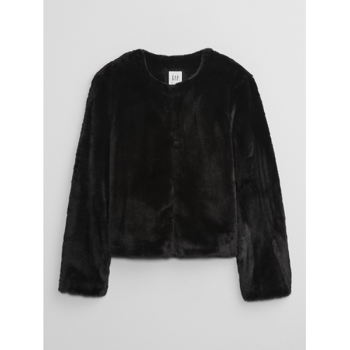 갭 Relaxed Faux-Fur Jacket