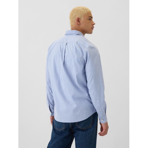갭 Stretch Poplin Shirt in Standard Fit