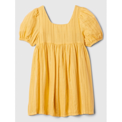 갭 babyGap Lurex® Puff Sleeve Dress