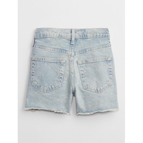 갭 Kids High Rise Mom Jean Shorts