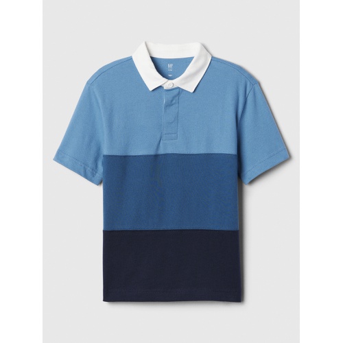 갭 Kids Colorblock Rugby Polo Shirt