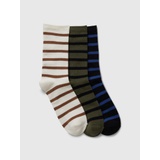 Kids Stripe Crew Socks (3-Pack)