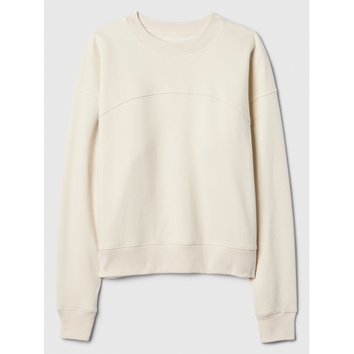 갭 Oversized Seamed Crewneck Sweatshirt