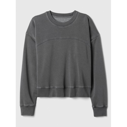 갭 Oversized Seamed Crewneck Sweatshirt