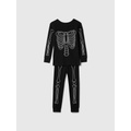 Kids & babyGap 100% Organic Cotton Skeleton PJ Set