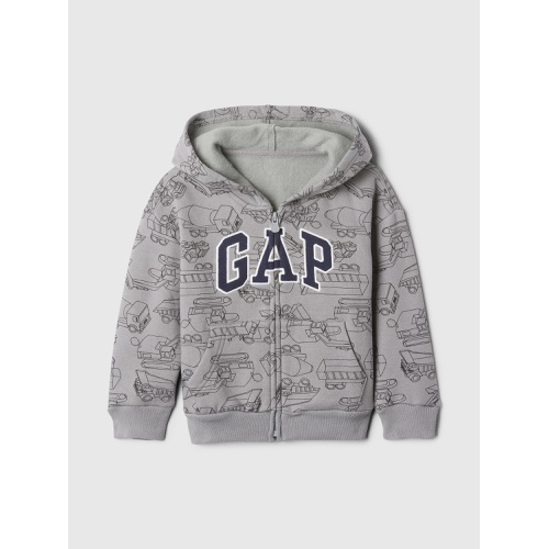 갭 babyGap Relaxed Logo Zip Hoodie