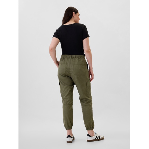 갭 Girlfriend Khaki Cargo Joggers