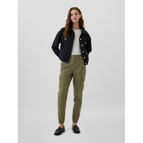 갭 Girlfriend Khaki Cargo Joggers