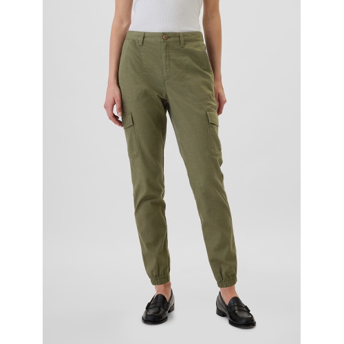 갭 Girlfriend Khaki Cargo Joggers