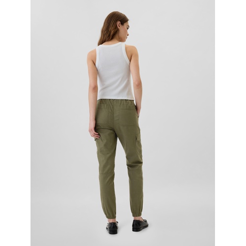 갭 Girlfriend Khaki Cargo Joggers