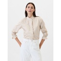 Classic Poplin Ruffle Shirt