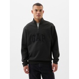 Relaxed Gap Logo Quarter-Zip Sweatshirt