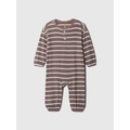 Baby Henley Waffle-Knit One-Piece