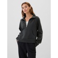 Relaxed Fleece Half-Zip Sweatshirt