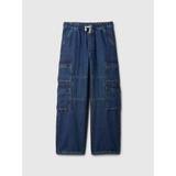 Kids Baggy Cargo Pull-On Jeans