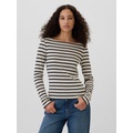 Favorite Stripe Boatneck T-Shirt