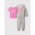 babyGap Logo Three-Piece Outfit Set