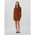 Corduroy Western Mini Dress