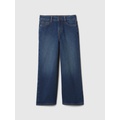 Kids High Rise SuperSoft Wide-Leg Ankle Jeans