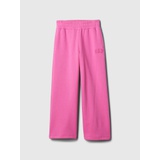 Kids Gap Logo Wide-Leg Sweatpants