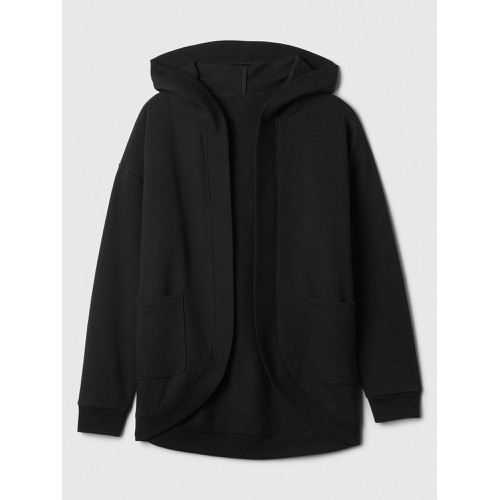 갭 Relaxed Long Open-Front Hoodie