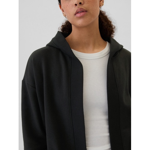 갭 Relaxed Long Open-Front Hoodie