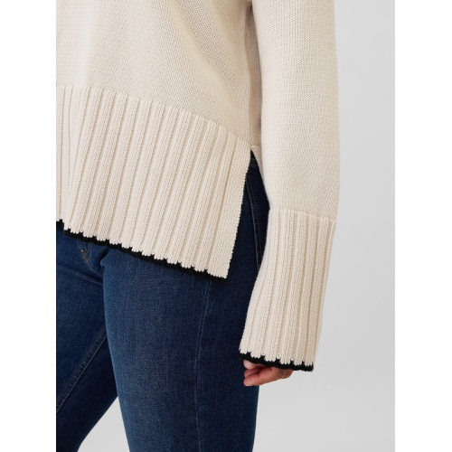 갭 Oversized 24/7 Split-Hem Mockneck Sweater