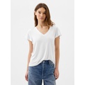 Luxe Flutter Sleeve V-Neck T-Shirt