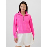 Relaxed Fleece Half-Zip Sweatshirt