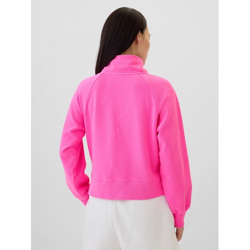 갭 Relaxed Fleece Half-Zip Sweatshirt