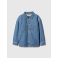 Kids Denim Sherpa-Lined Shirt Jacket