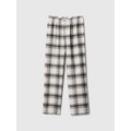 Kids 100% Recycled Plaid Flannel PJ Pants