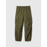 Kids 100% Recycled Lined Parachute Cargo Pull-On Pants