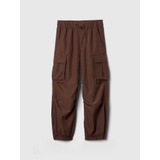 Kids 100% Recycled Lined Parachute Cargo Pull-On Pants