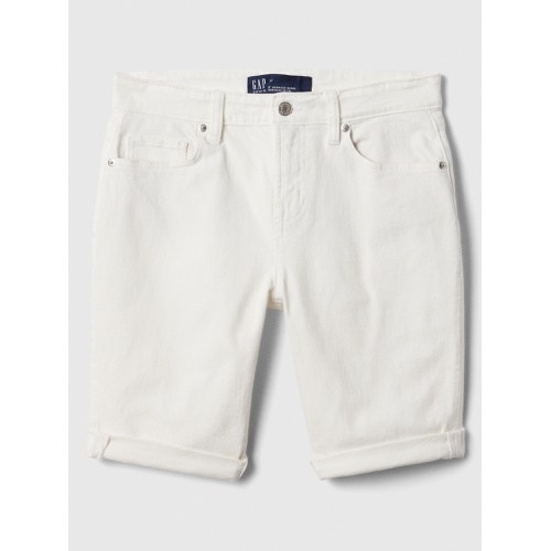 갭 9 Mid Rise Denim Bermuda Shorts