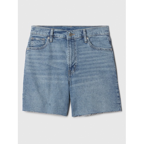 갭 5.5 High Rise Vintage Midi Denim Shorts